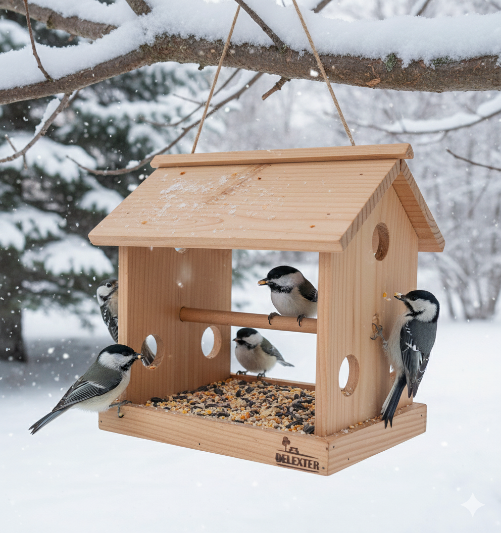 mangeoire à oiseaux maison