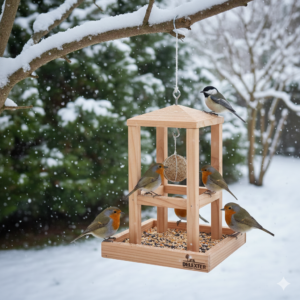 mangeoire à oiseaux maison