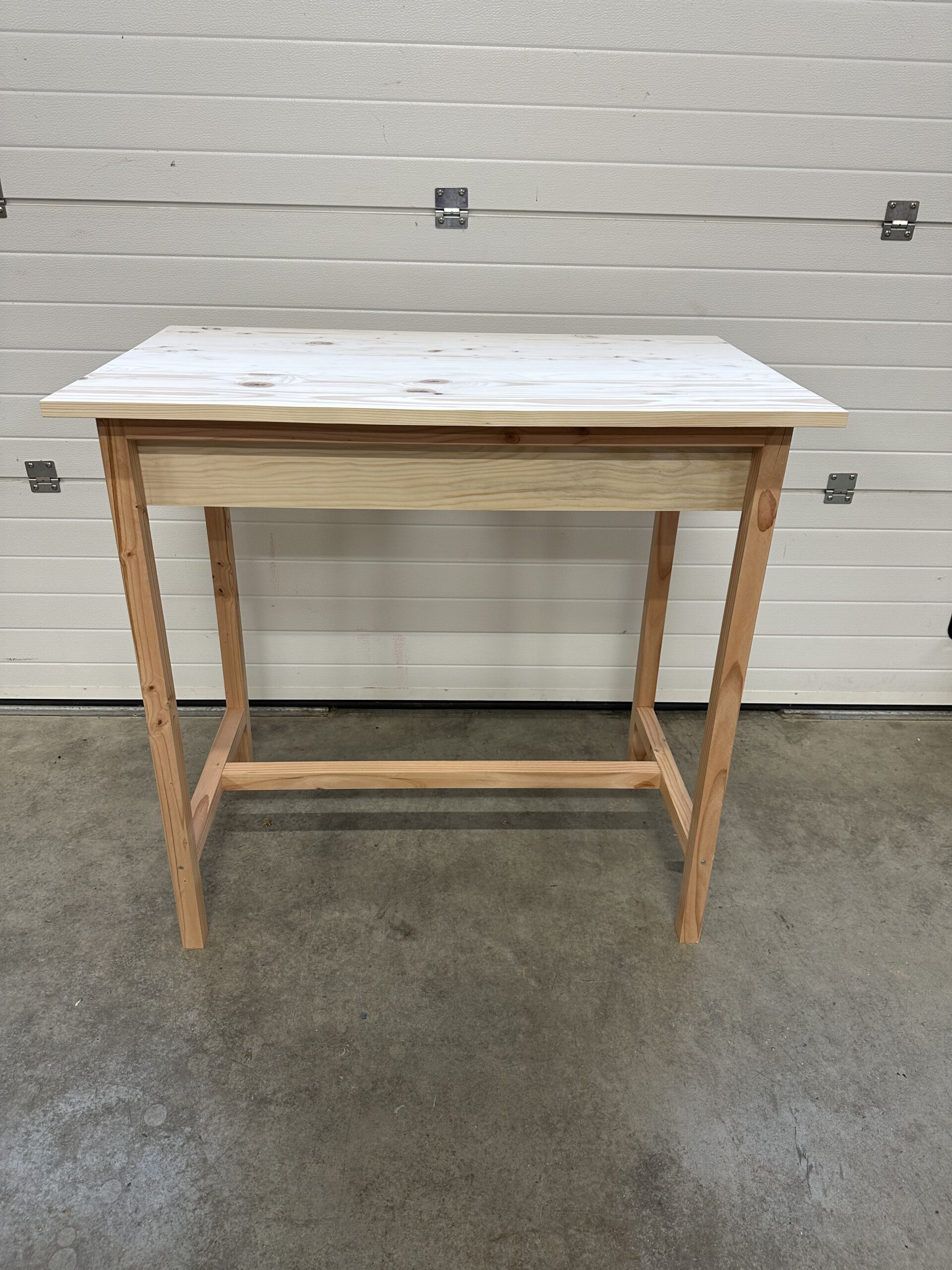 table haute en bois table haute en bois