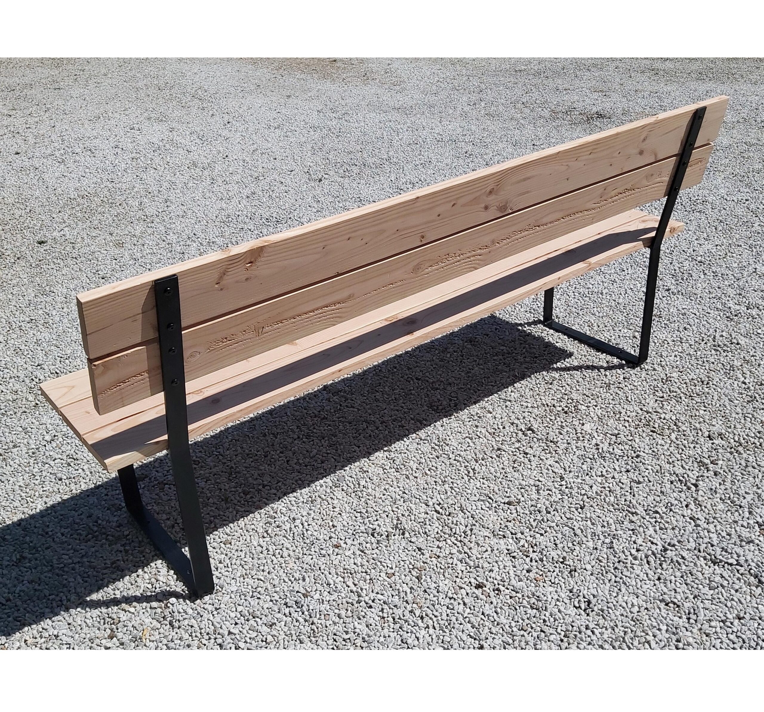 banc confort en bois 180cm banc confort en bois 180cm