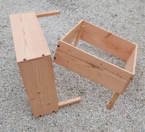 module carré potager en bois