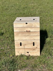 composteur en bois 200l