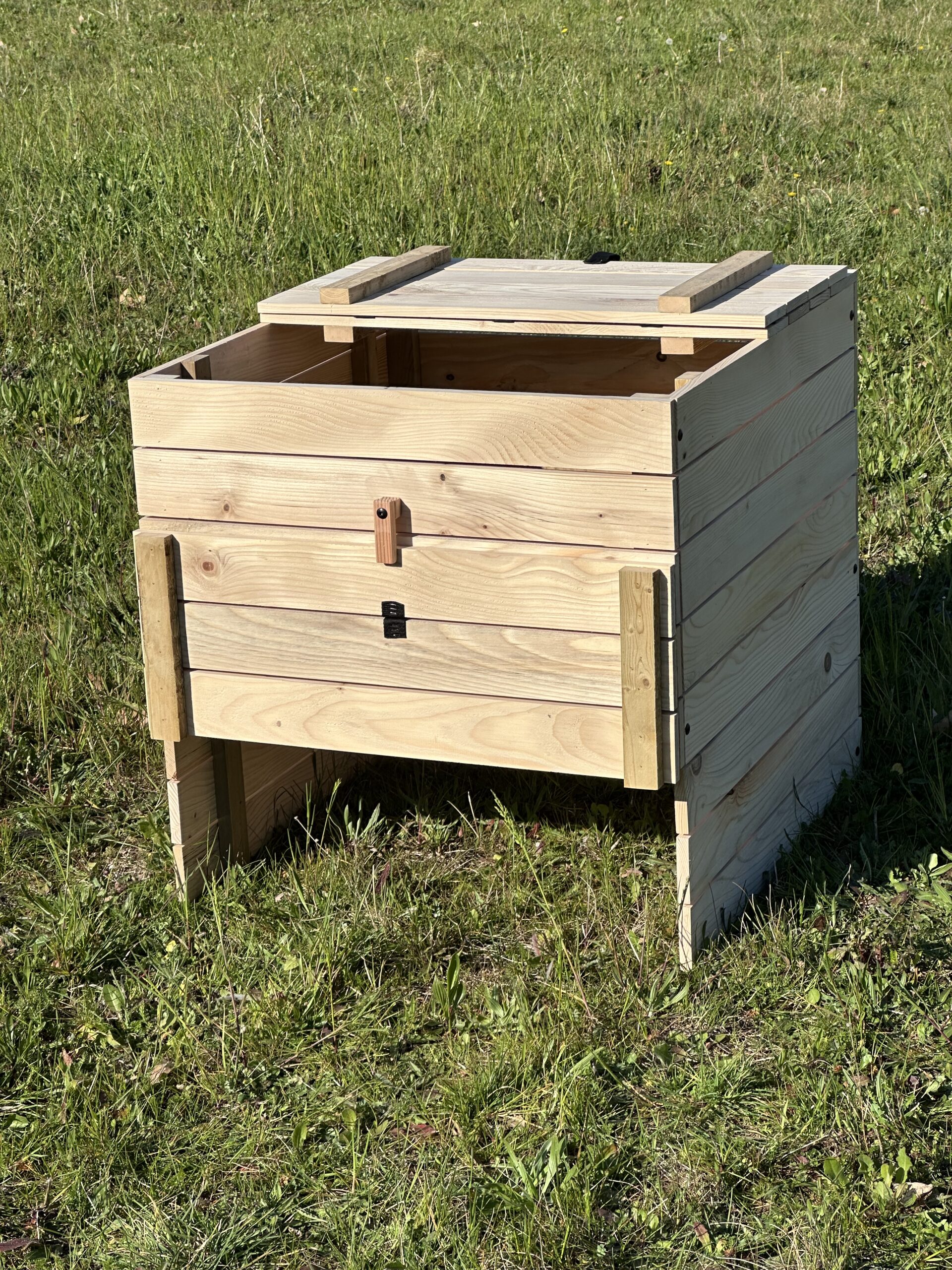 composteur en bois 400l composteur en bois 400l