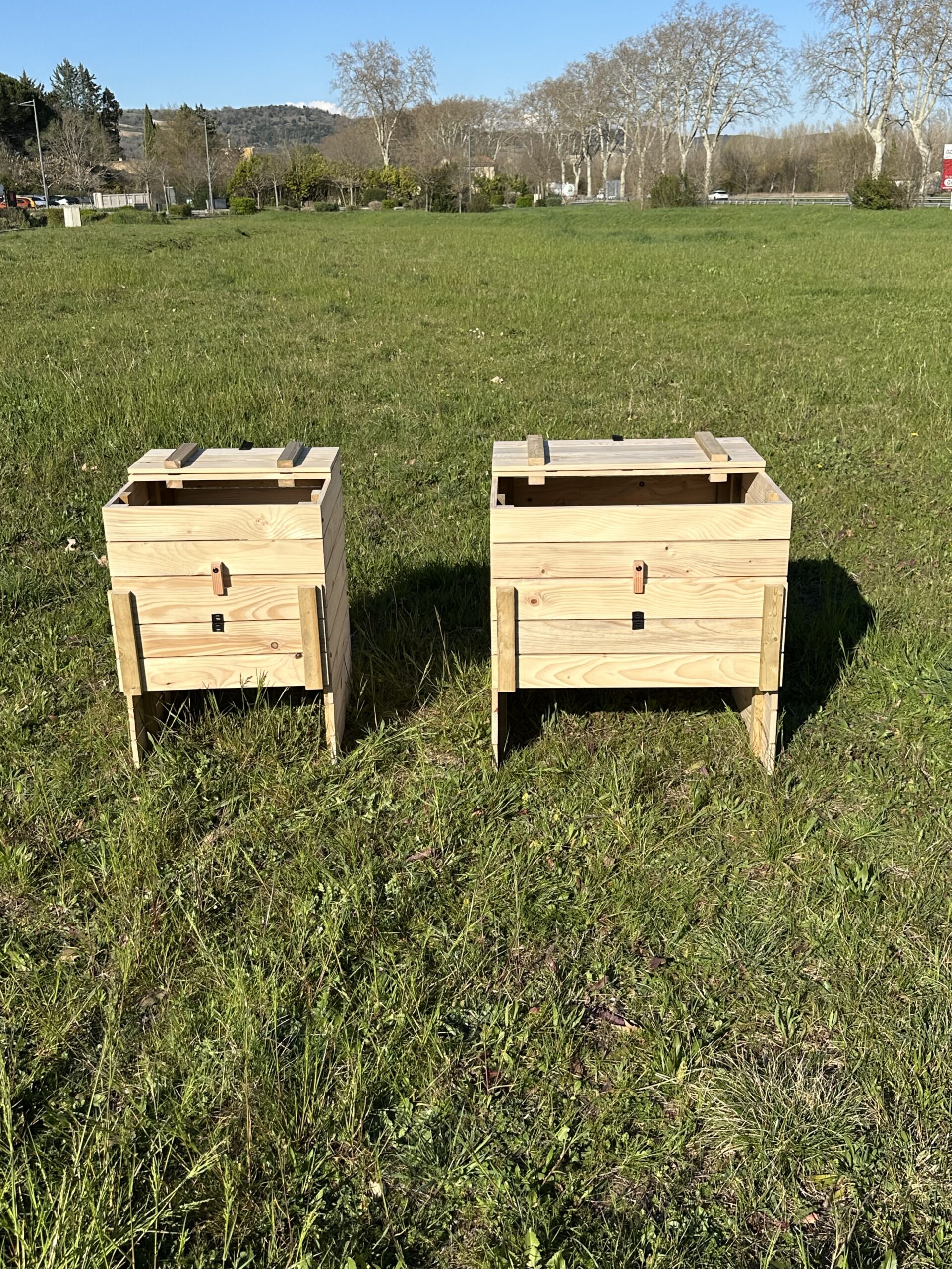 composteur en bois 400l composteur en bois 400l