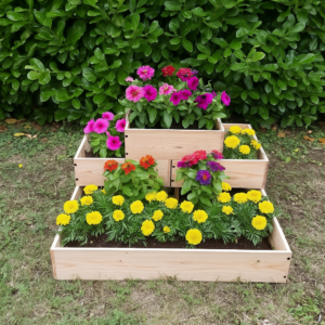 Carré potager en bois, fabriqué à Limoux par Delexter.
