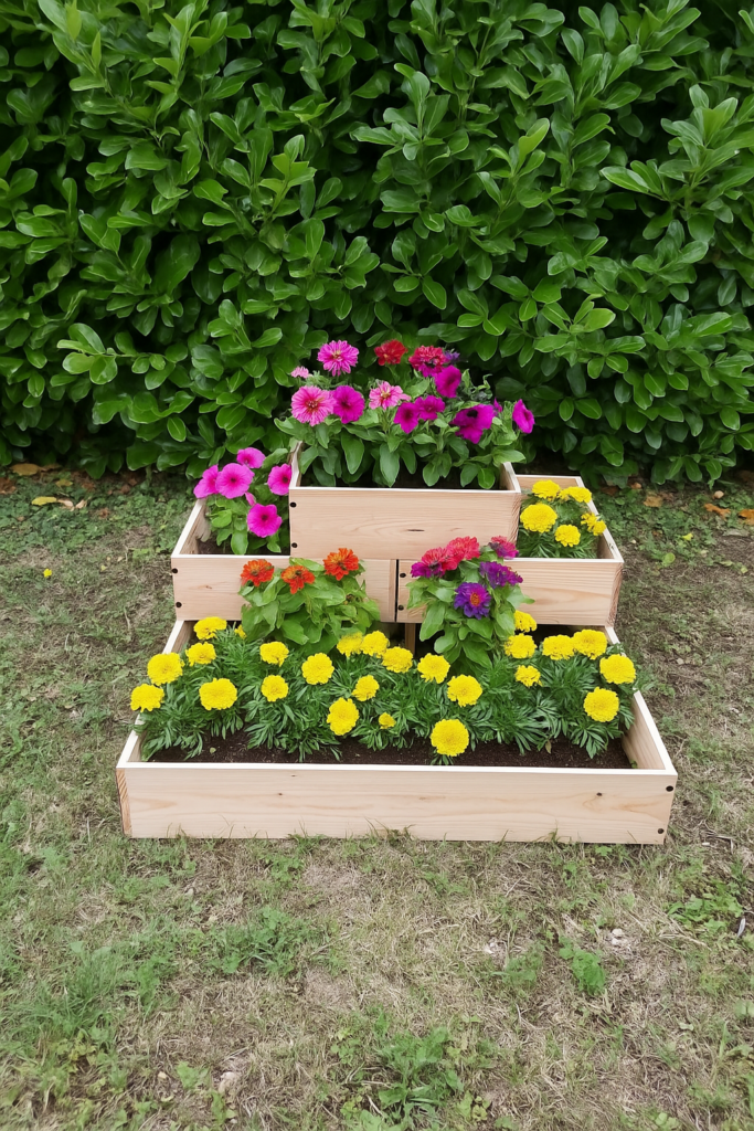 Carré potager en bois, fabriqué à Limoux par Delexter.