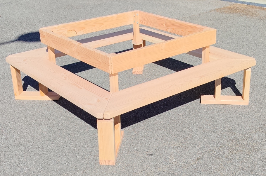 banc tour arbre bois naturel delexter