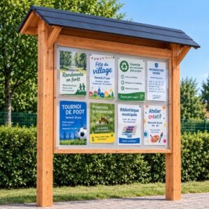 panneau d'affichage extér